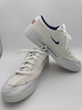 Nike GTS CANVAS Vintage USA American Flag 90s 00s Sz 10.5 Men's Shoe White